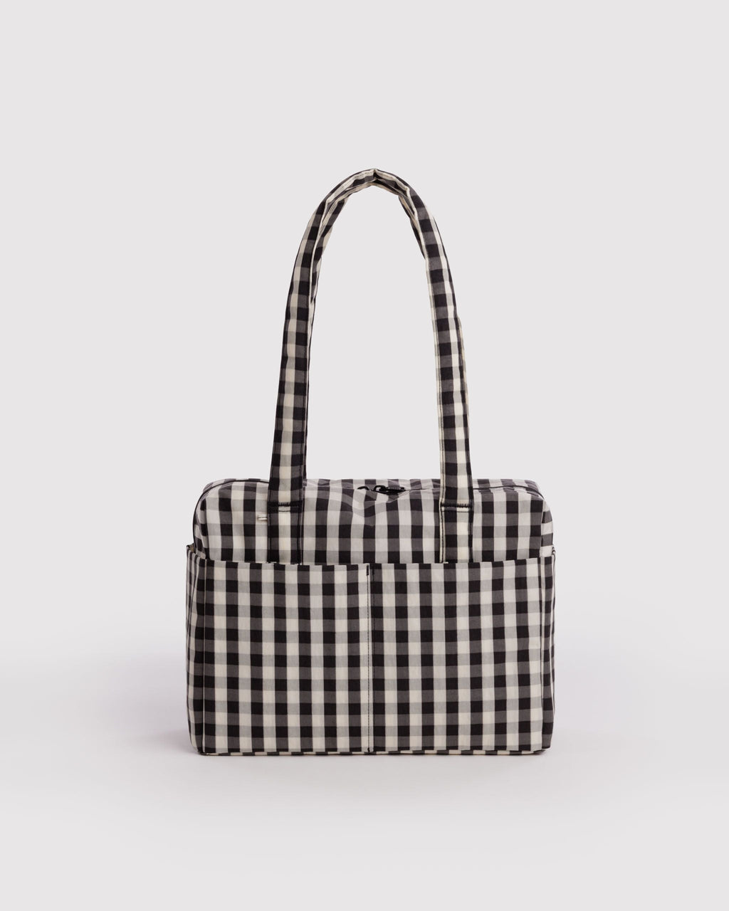 Everyday Cloud Bag - Black and Cream Gingham