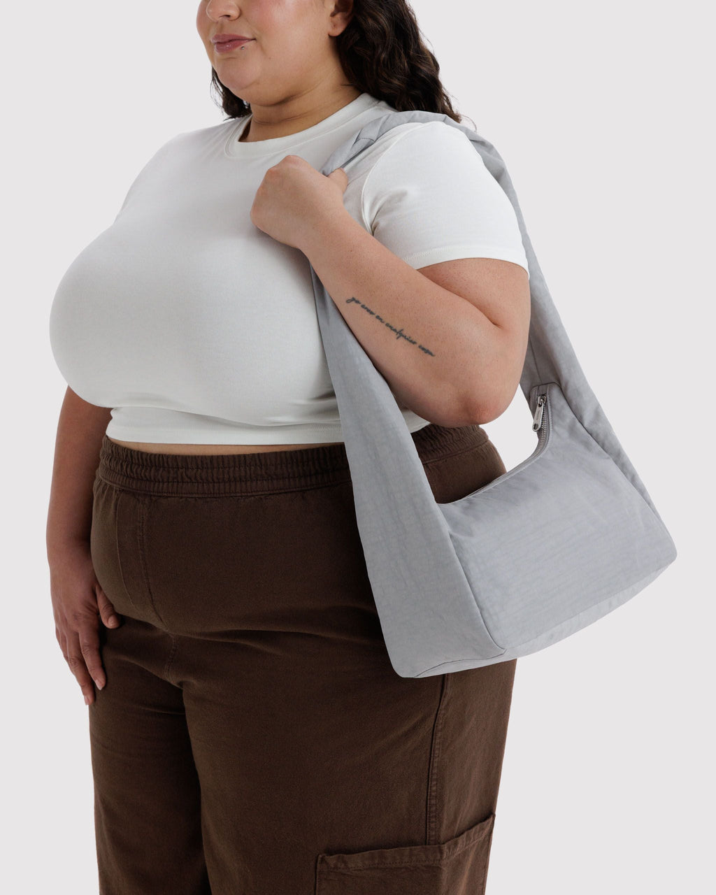 Nylon Meringue Bag - Fog