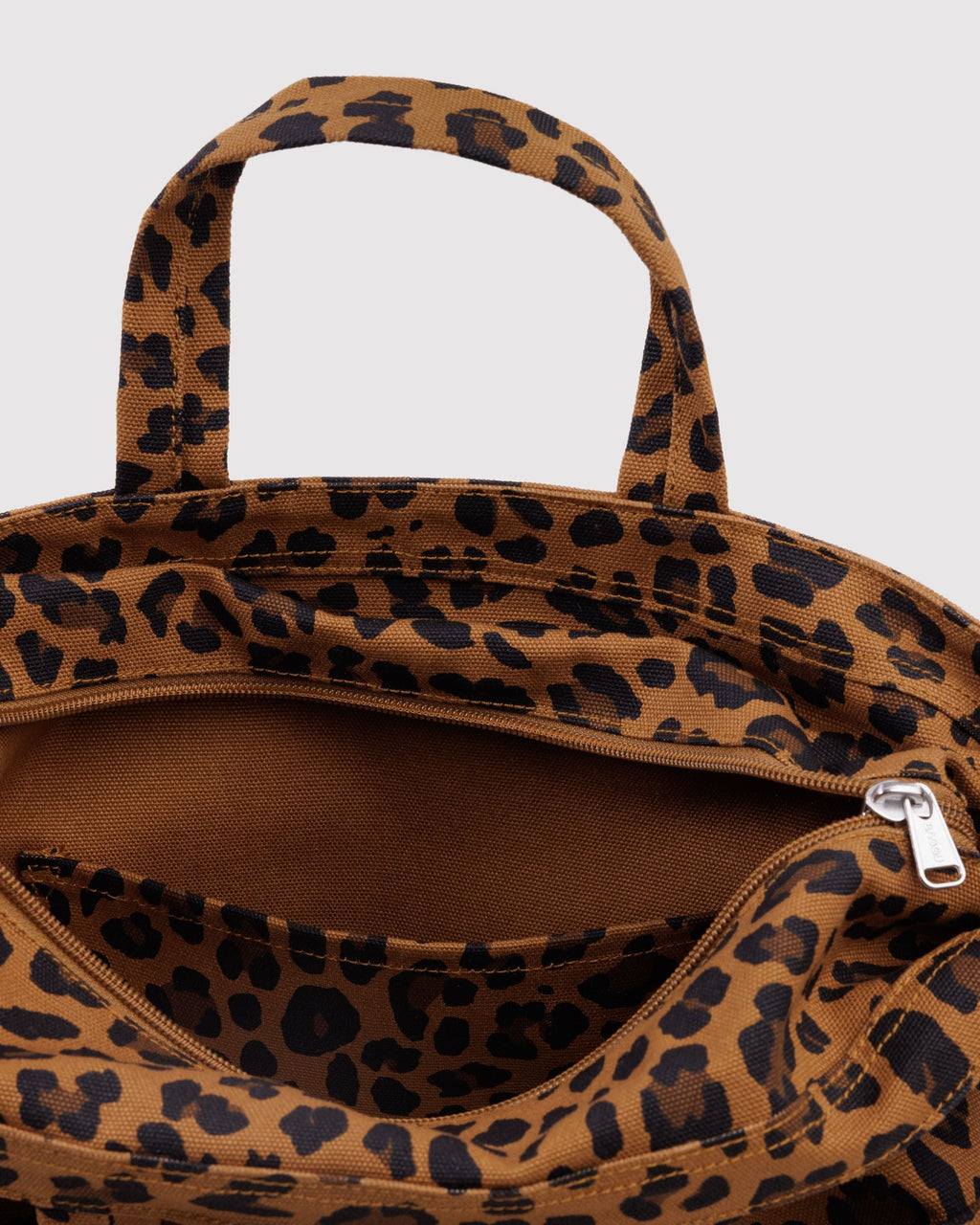 Horizontal Zip Duck Bag - Leopard