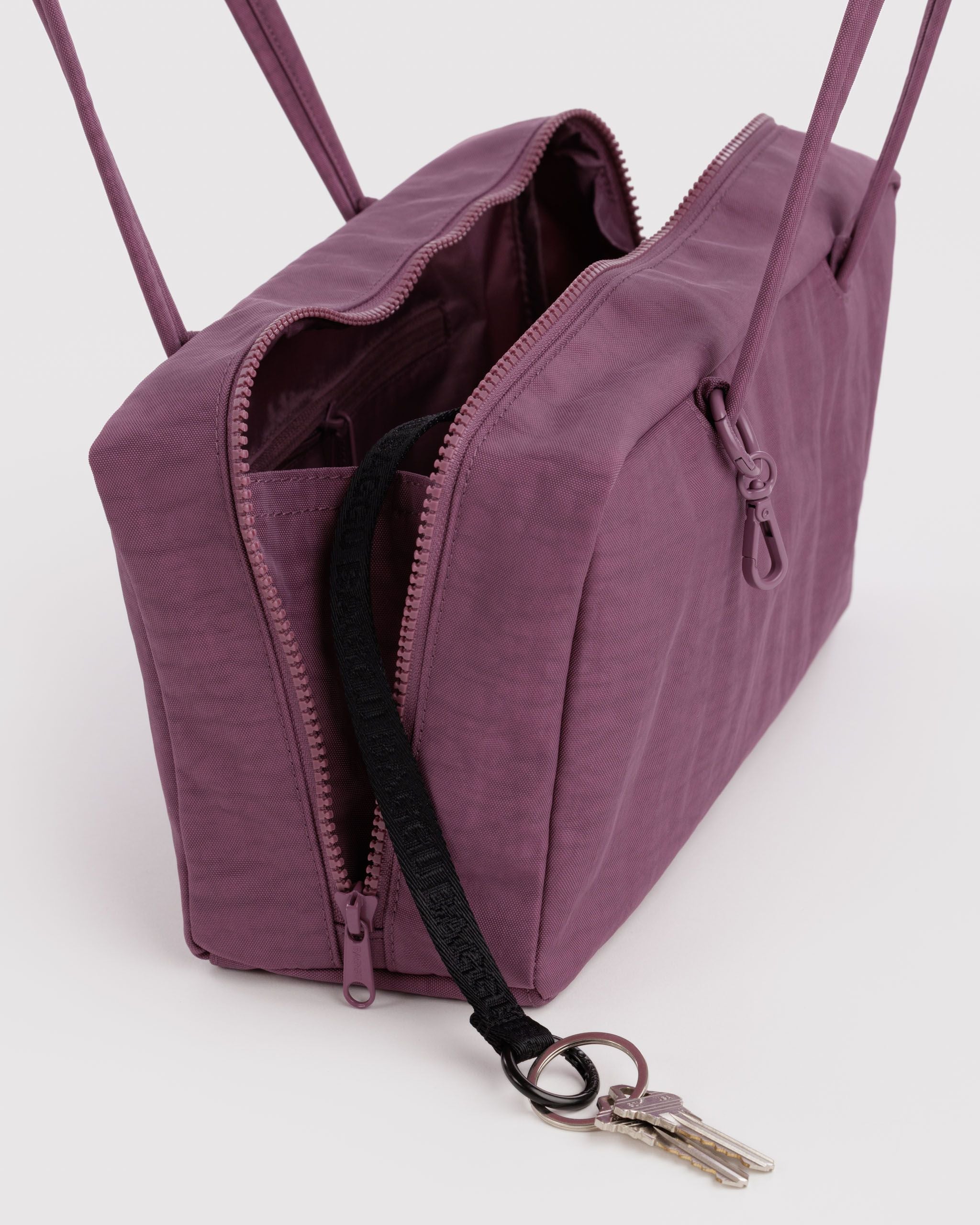 Nylon Bowler Bag - Wild Plum