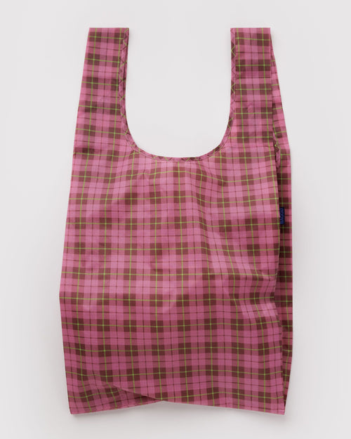 Big Baggu - Azalea Pink Tartan