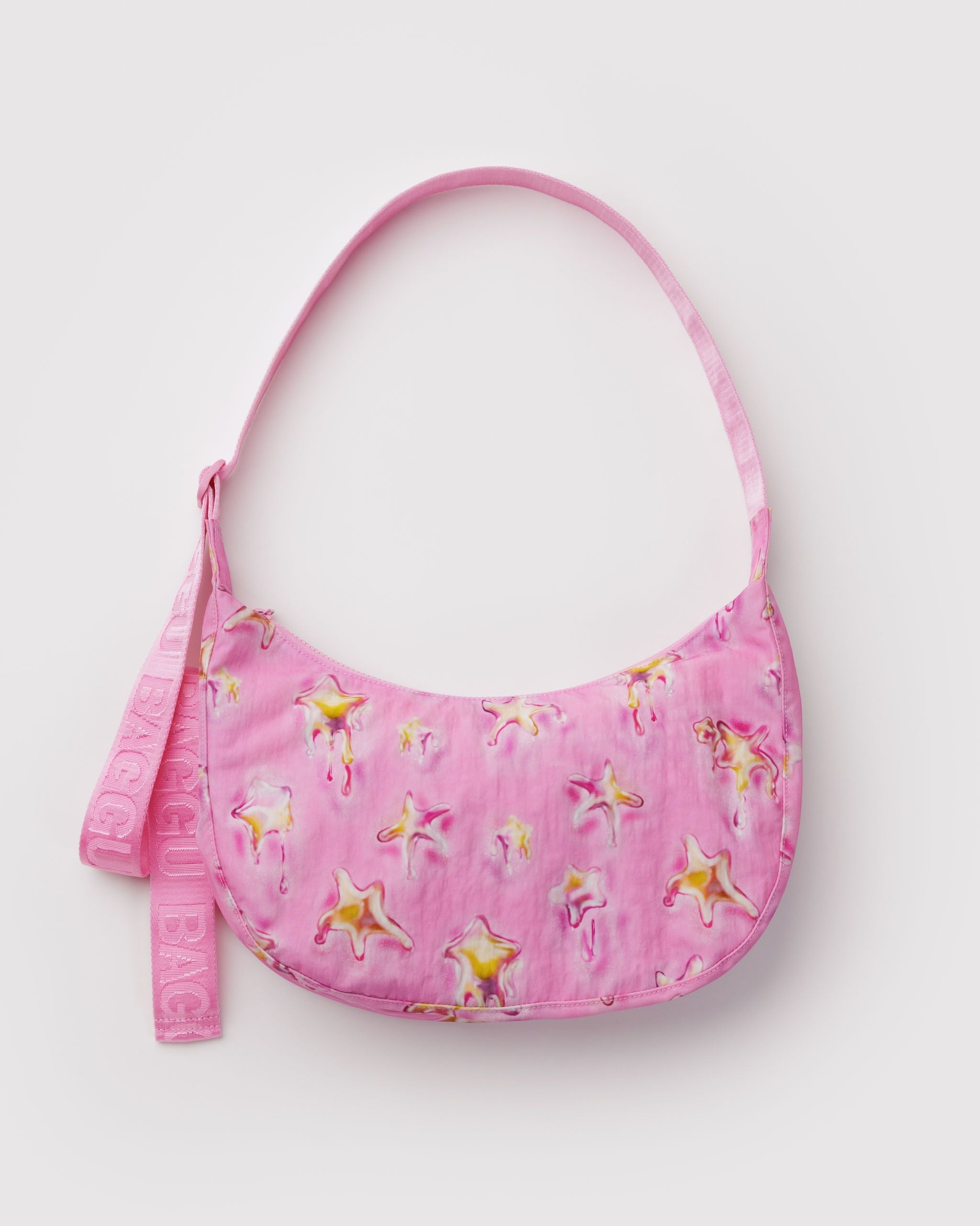 Medium Nylon Crescent Bag - Dancing Star