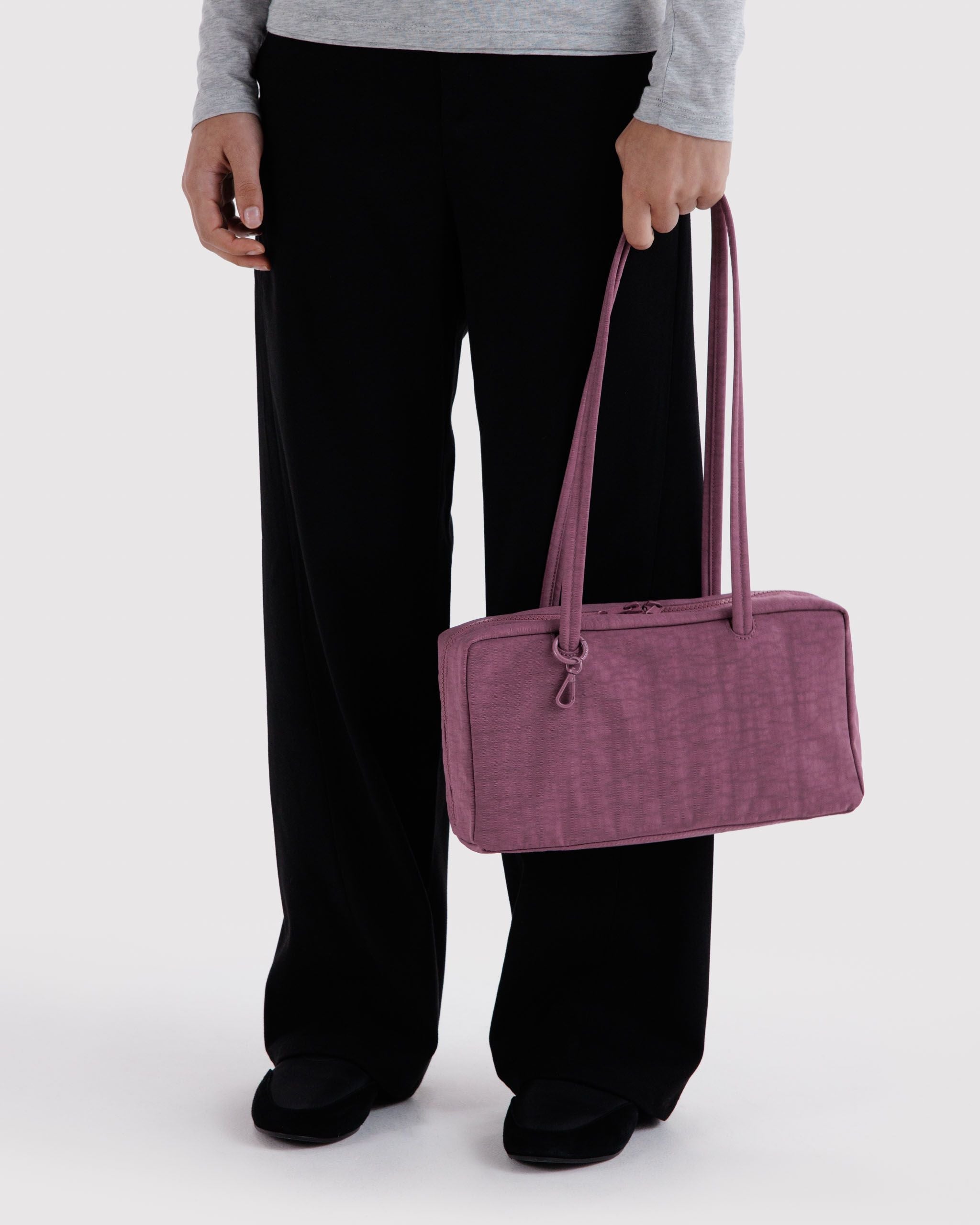 Nylon Bowler Bag - Wild Plum