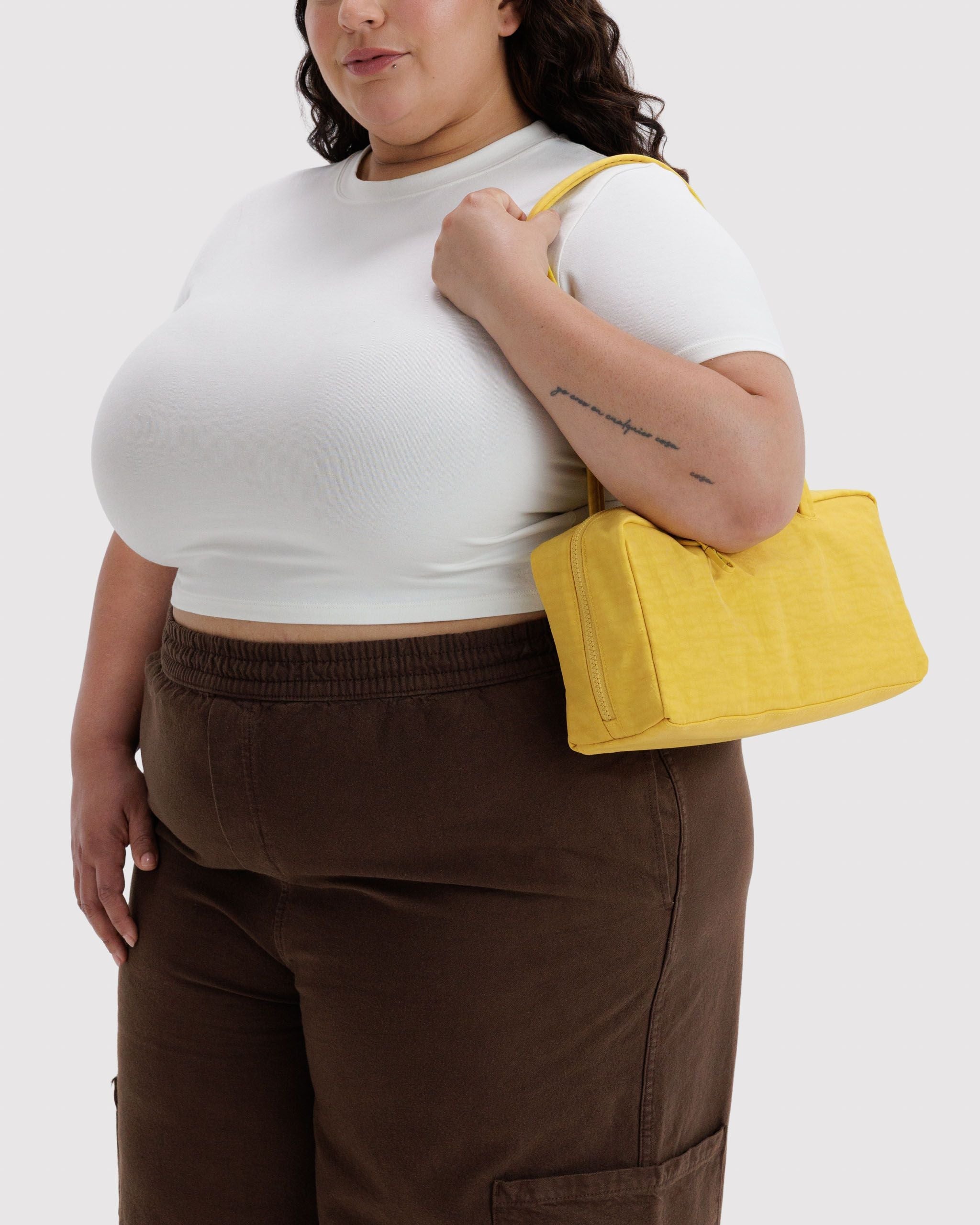 Nylon Bowler Bag - Sunflower