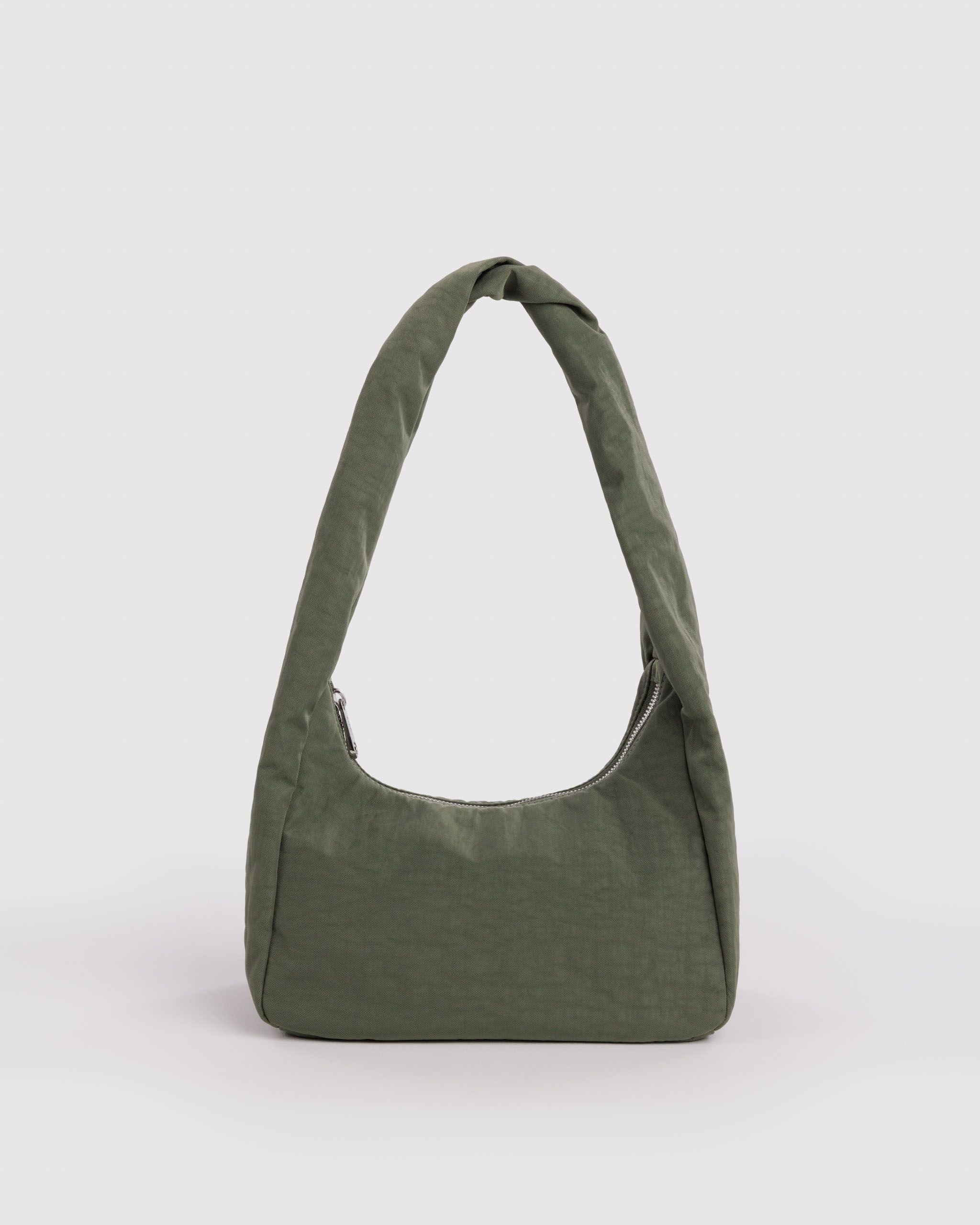 Small Nylon Meringue Bag - Caper