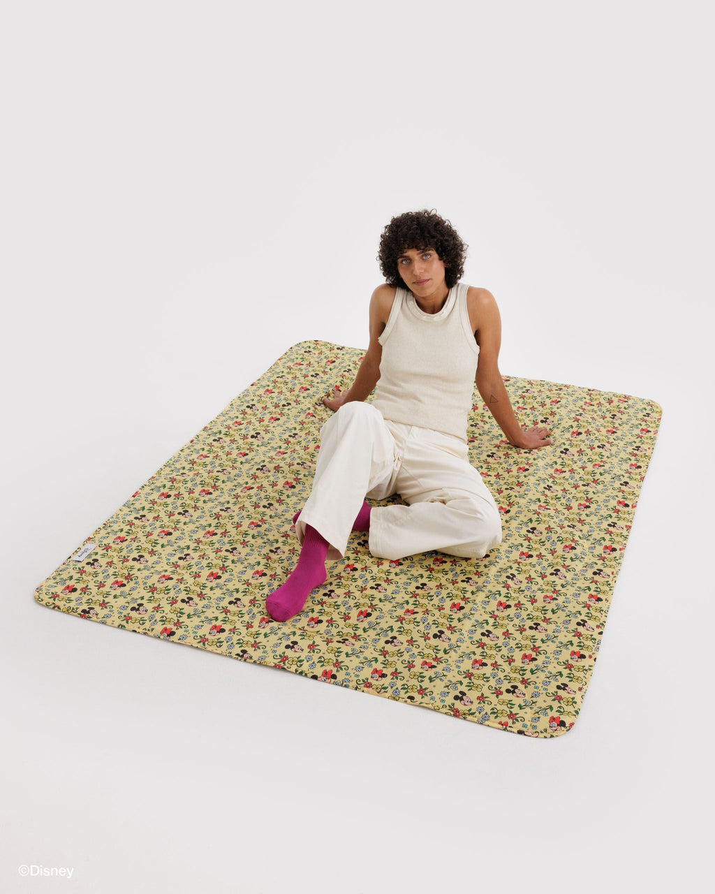 Puffy Picnic Blanket - Storybook Floral