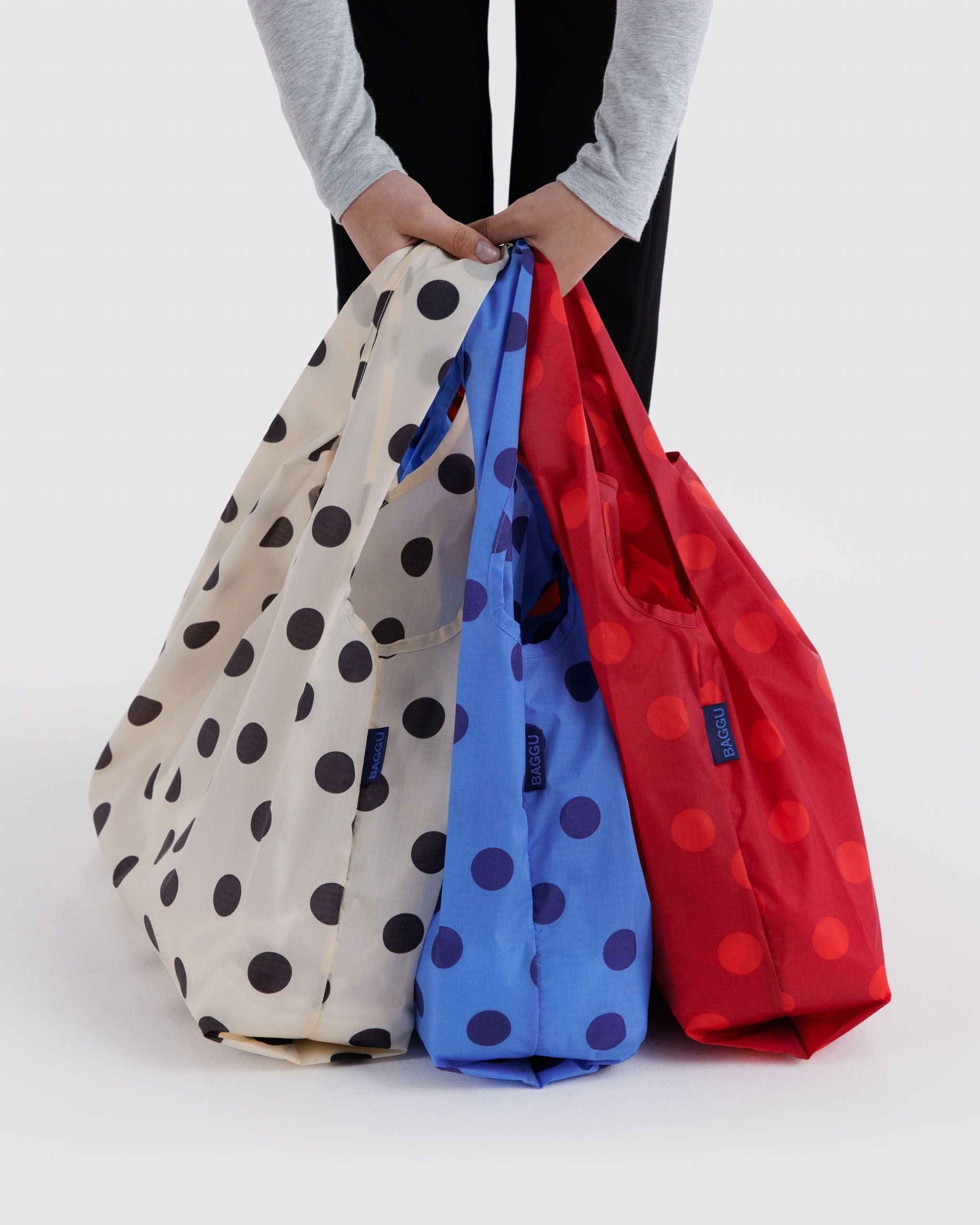 Standard Baggu Set of 3 - Polka Dot Mix