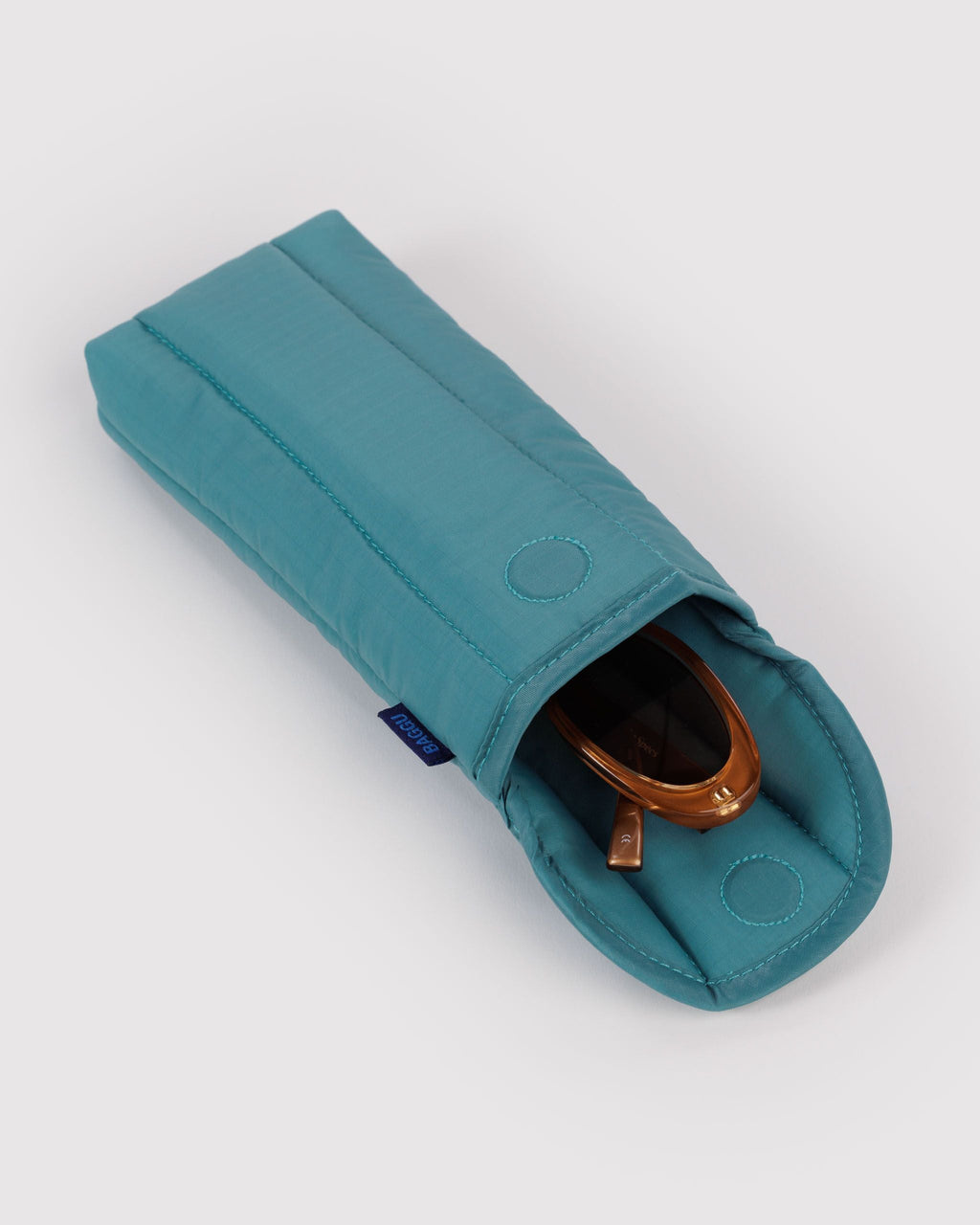 Puffy Glasses Sleeve - Peacock