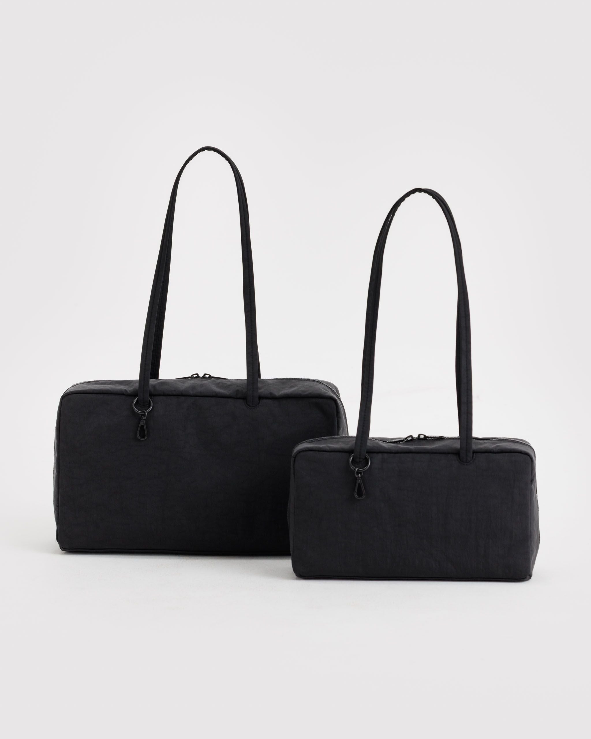 Nylon Bowler Bag - Black