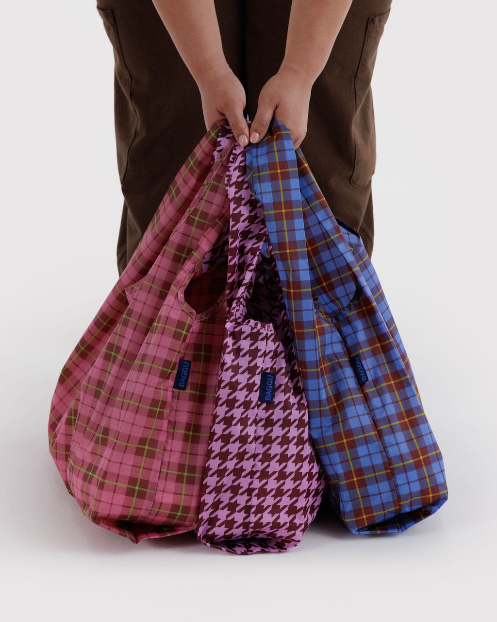 Standard Baggu Set of 3 - Check Mix