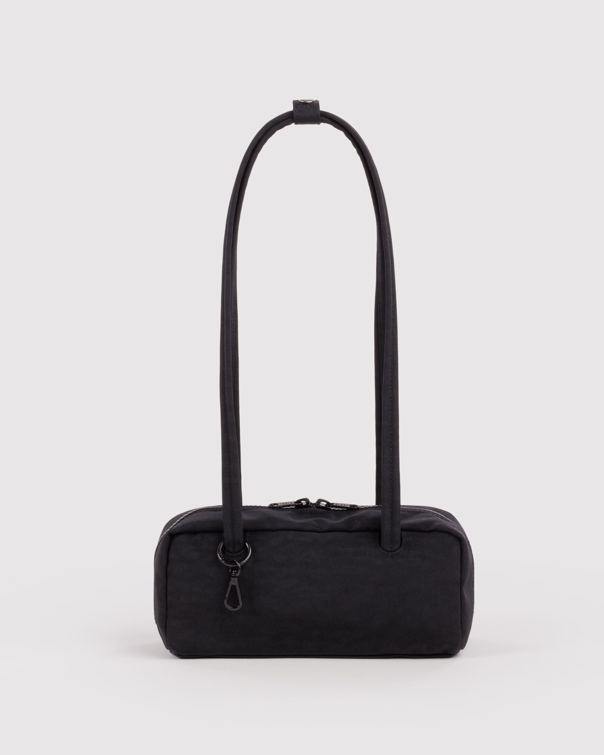 Small Nylon Bowler Bag - Black