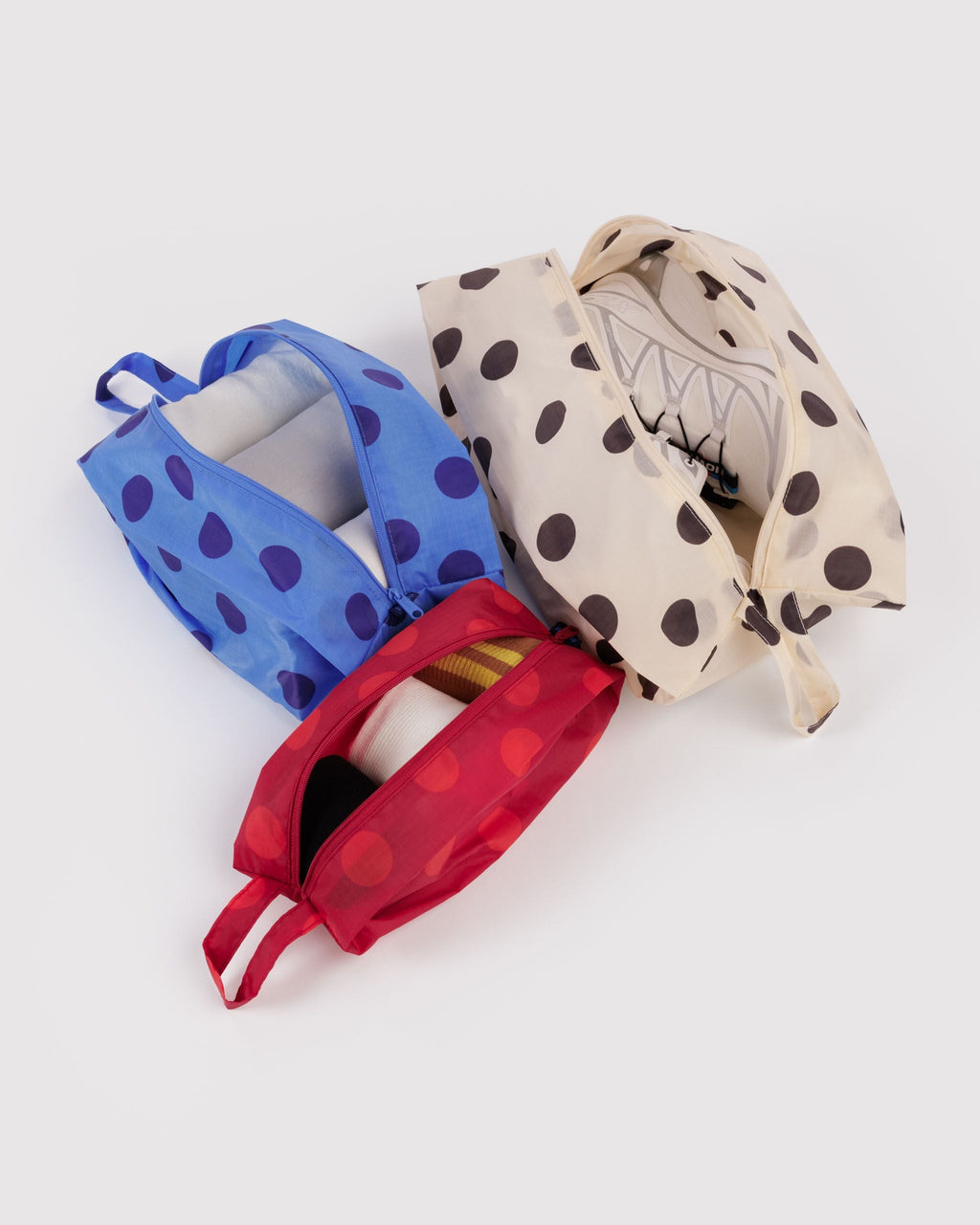 3D Zip Set - Polka Dot Mix